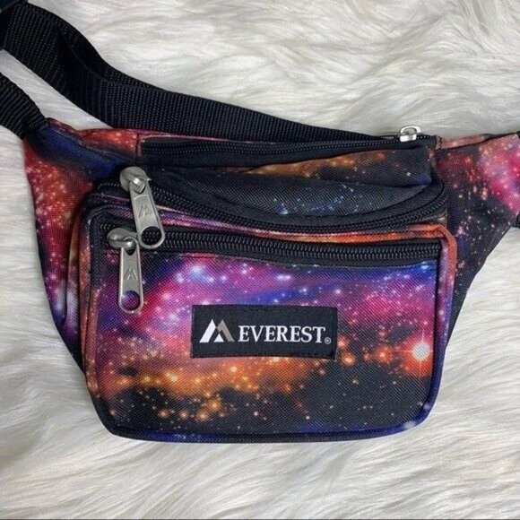 Everest Signature Pattern Fanny Pack Galaxy - Picture 2 of 8